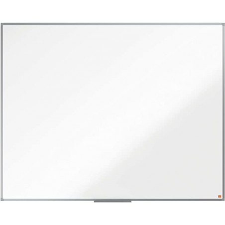 Nobo Essence Pizarra de Melamina 1500x1200mm - Marco de Aluminio Anodizado - Bandeja para Rotuladores - Color Blanco