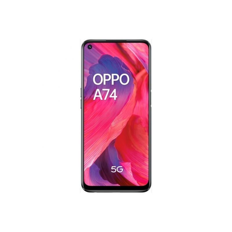 Oppo A74 5G Smartphone 6.49" - 6GB - 128GB - Camara Cuadruple 48MP - Bateria 5000mAh - Carga Rapida de 18W