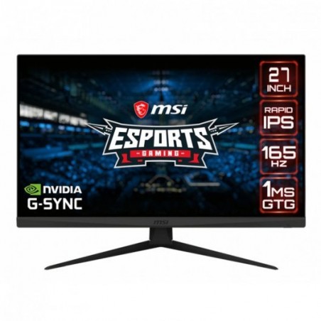 MSI Optix G273QF Monitor Gaming LED IPS 27" QHD 165Hz - Respuesta 1ms - Angulo de Vision 178º - 16:9 - HDMI