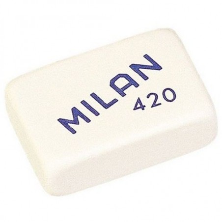 Milan 420 Goma de Borrar Rectangular - Miga de Pan - Suave Caucho Sintetico - Colores Surtidos