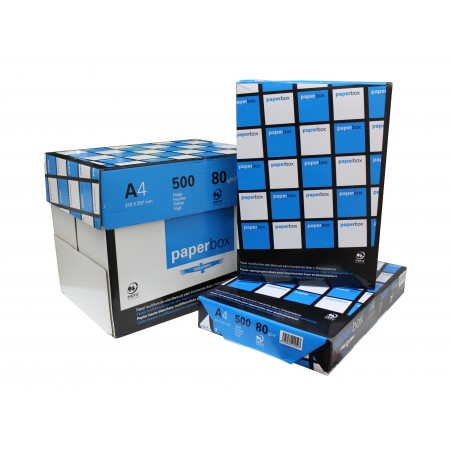 Paperbox Papel A4 80gr. 210x297mm (500 Hojas) Blanco