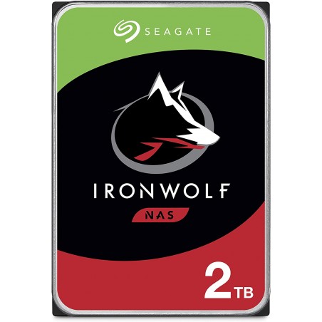 Seagate Ironwolf Disco Duro Interno 3.5" SATA 3 2TB NAS