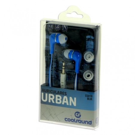 Coolsound Urban Auriculares Intrauditivos con Microfono - Cable de 1.20m