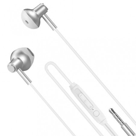 XO EP19 Auriculares con Microfono - Controles en Cable - Conexion Jack 3.5mm - Cable de 1.20m