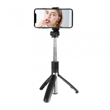 XO Tripode + Palo Selfie Bluetooth - Mango Telescopico - Altura Maxima hasta 680mm - Completamente Plegable